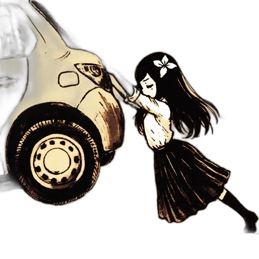 car, mask, weapon, dress transparent PNG cut-out