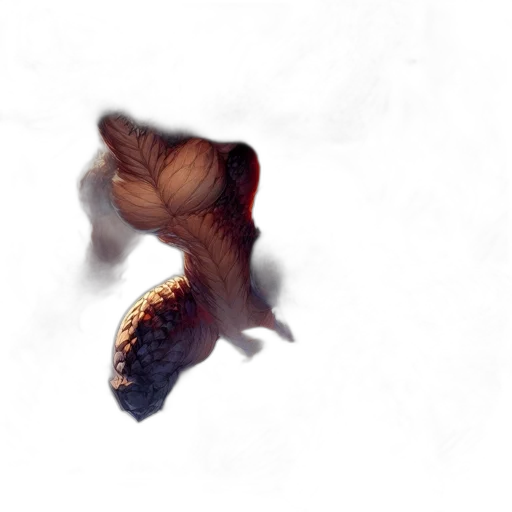dragon, creature, flower, animal transparent PNG cut-out