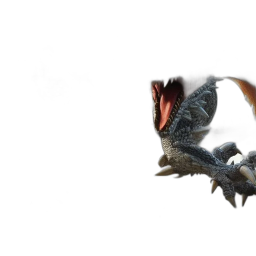 dragon, creature, animal, weapon transparent PNG cut-out