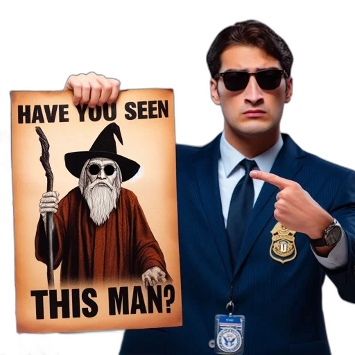 face, mask, jacket, staff transparent PNG cut-out