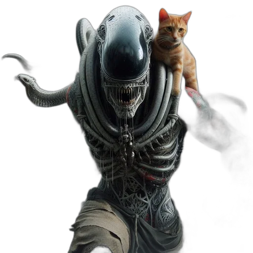 creature, animal, robot, concept art transparent PNG cut-out