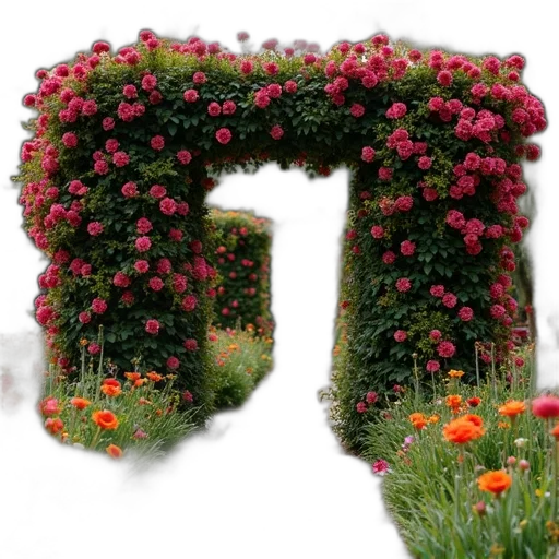 flower, crown, furniture, tree transparent PNG cut-out