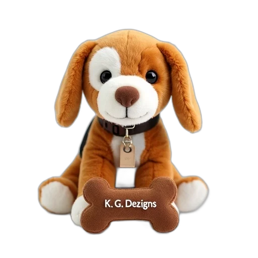 staff, 3d render, plush, toy transparent PNG cut-out