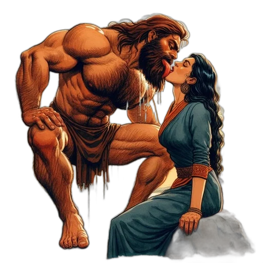 comic book art, fantasy art, concept art, fire transparent PNG cut-out