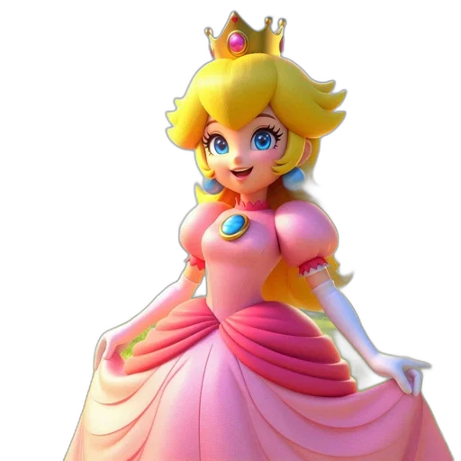 crown, dress, jewelry, 3d render transparent PNG cut-out