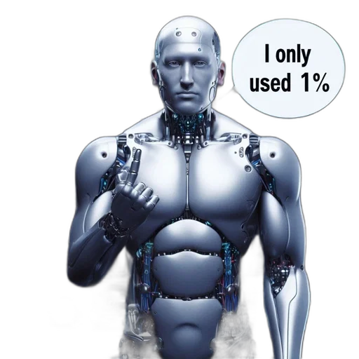 robot, cyberpunk, data, center transparent PNG cut-out