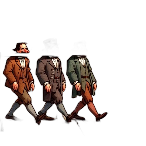 jacket, hat, concept art, pixel art transparent PNG cut-out