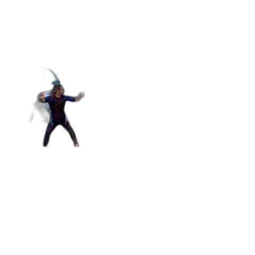 creature, hair, dragon, staff transparent PNG cut-out
