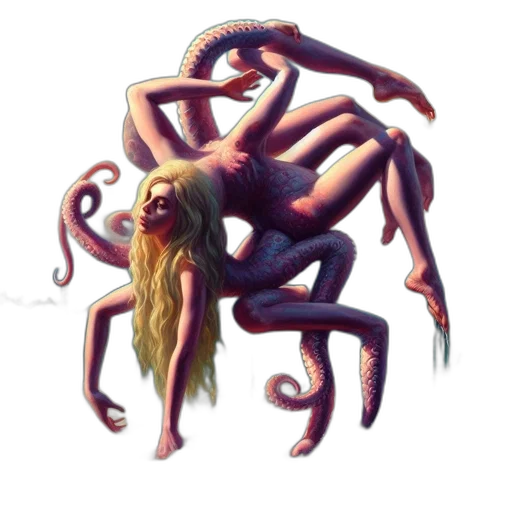 creature, hair, animal, staff transparent PNG cut-out