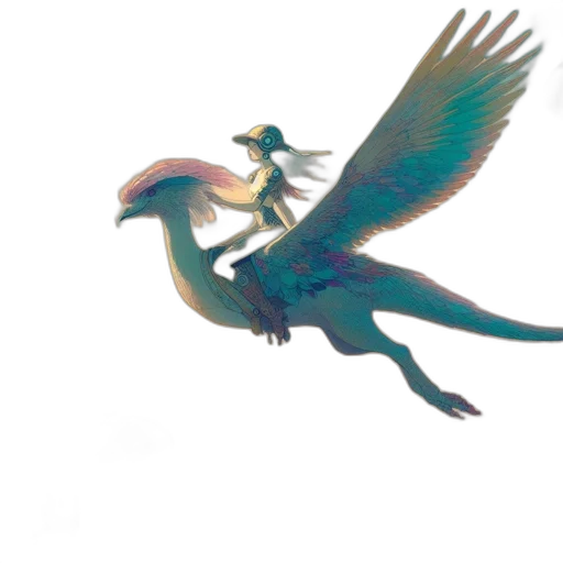dragon, animal, staff, creature transparent PNG cut-out