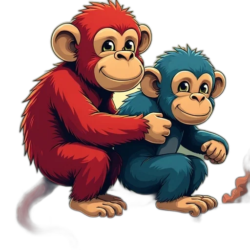 animal, concept art, photorealistic, 3d render transparent PNG cut-out