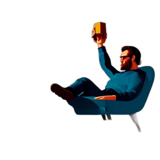 furniture, pixel art, concept art, 3d render transparent PNG cut-out