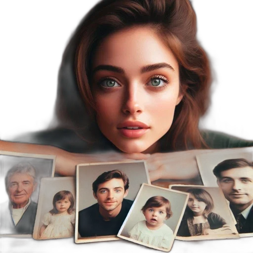 face, crown, photorealistic, oil painting transparent PNG cut-out