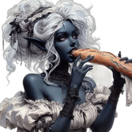 food, staff, fantasy art, concept art transparent PNG cut-out