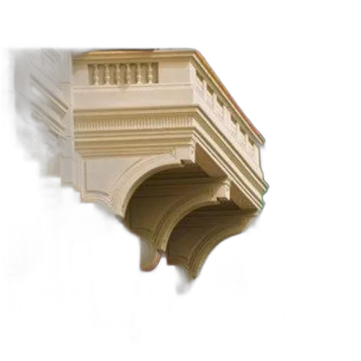 building, furniture, crown, 3d render transparent PNG cut-out