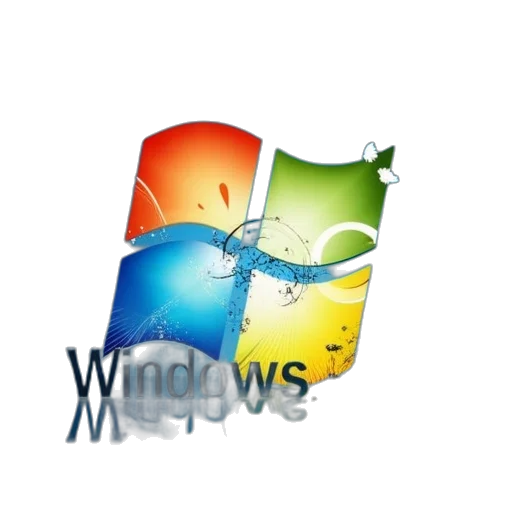 3d render, pixel art, windows, install transparent PNG cut-out