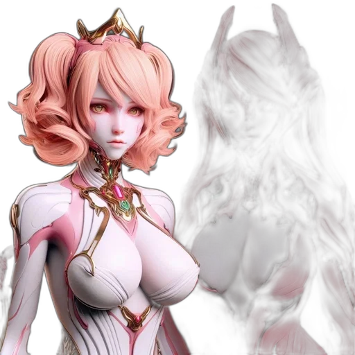 concept art, fantasy art, 3d render, anime transparent PNG cut-out