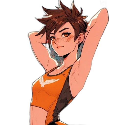 staff, dress, anime, cartoon transparent PNG cut-out