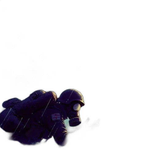 robot, weapon, creature, jacket transparent PNG cut-out