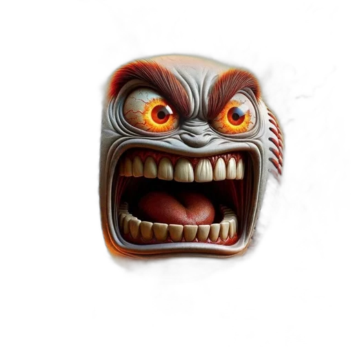 mask, face, creature, staff transparent PNG cut-out