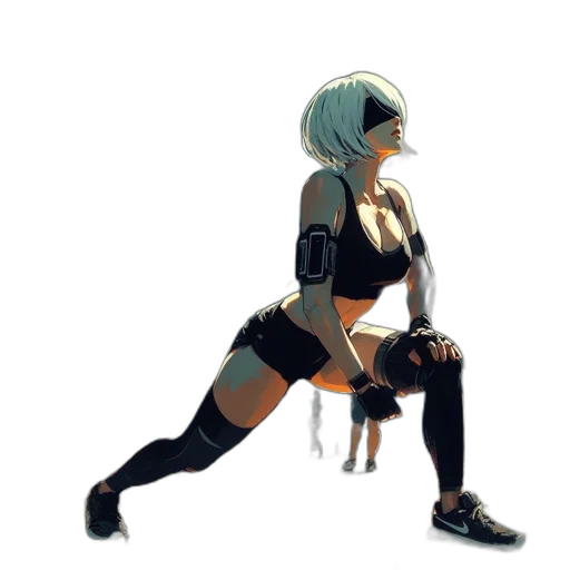 robot, weapon, staff, sword transparent PNG cut-out