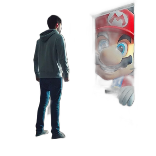 jacket, creature, robot, weapon transparent PNG cut-out
