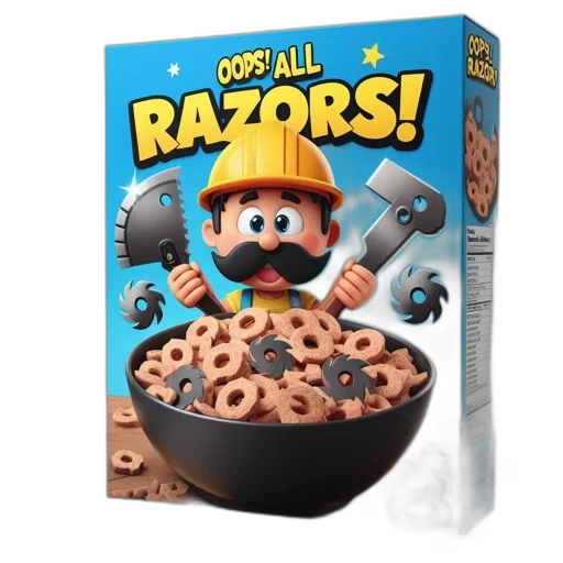 food, 3d render, concept art, cereal transparent PNG cut-out
