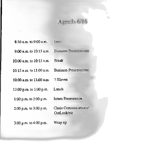 agenda, june, 16th, schedule transparent PNG cut-out