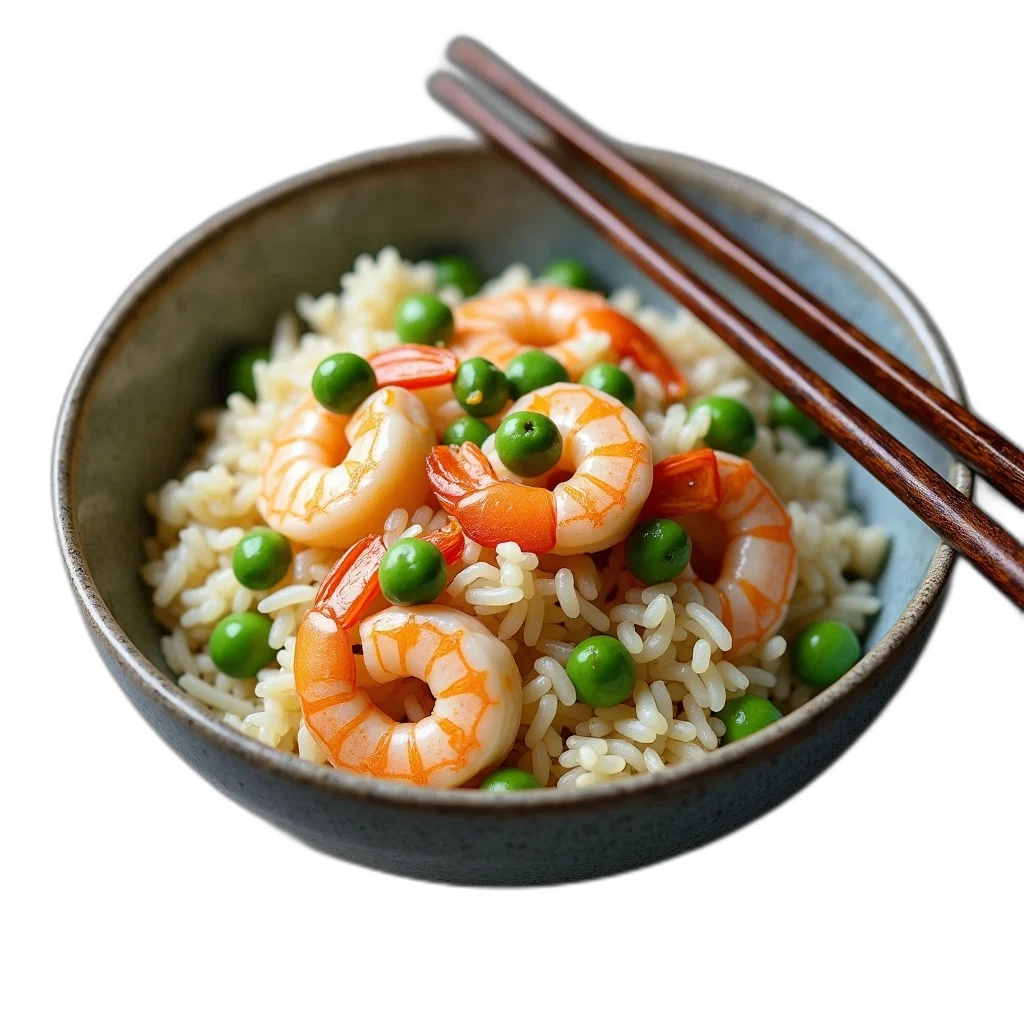 food, photorealistic, bowl, rice transparent PNG cut-out