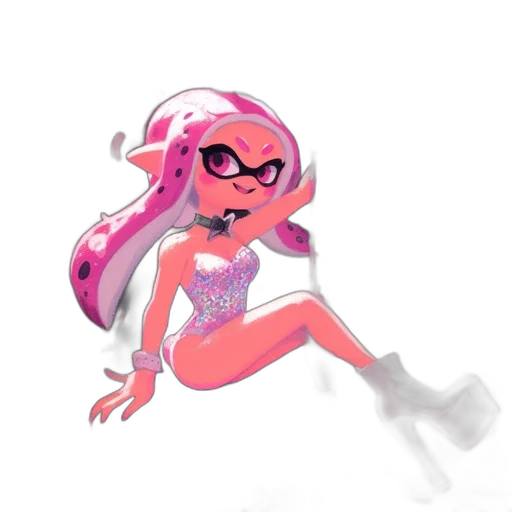 dress, weapon, creature, hair transparent PNG cut-out