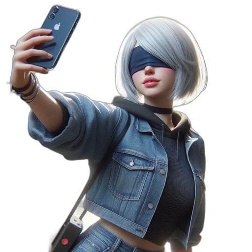jacket, weapon, face, robot transparent PNG cut-out