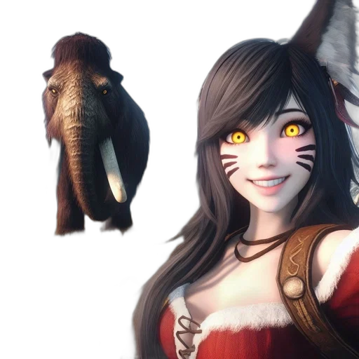 animal, creature, mask, staff transparent PNG cut-out