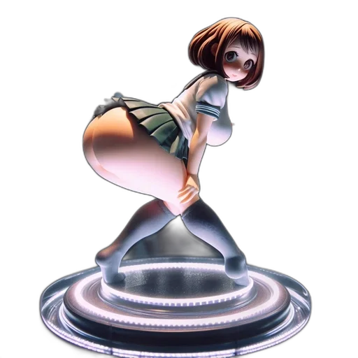 robot, dress, staff, weapon transparent PNG cut-out