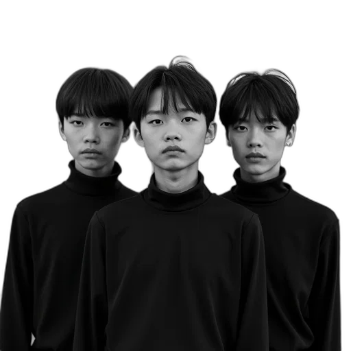 face, mask, jacket, staff transparent PNG cut-out