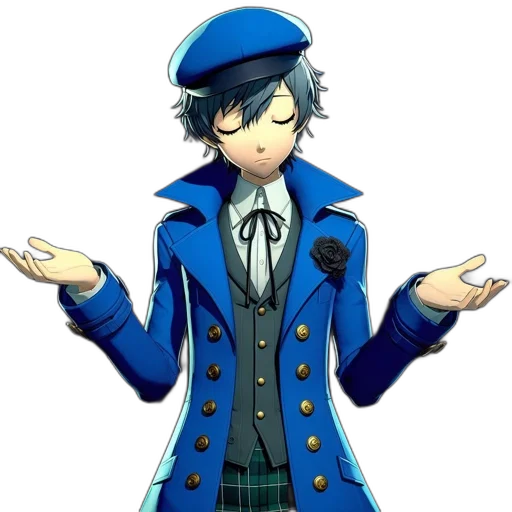 jacket, staff, hat, pixel art transparent PNG cut-out