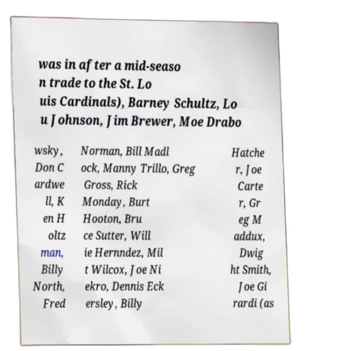 list, baseball, players, including transparent PNG cut-out