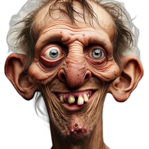 face, mask, creature, animal transparent PNG cut-out