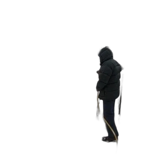 jacket, staff, mask, creature transparent PNG cut-out