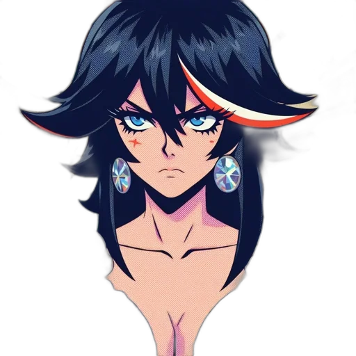 jewelry, face, anime, fantasy art transparent PNG cut-out