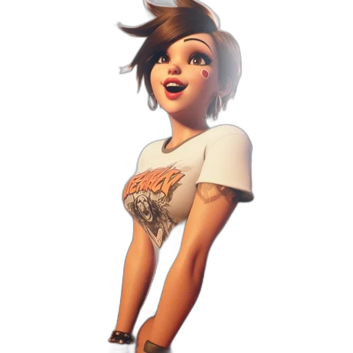 staff, dress, face, 3d render transparent PNG cut-out