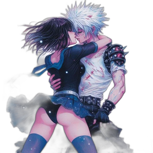 concept art, watercolor, comic book art, anime transparent PNG cut-out