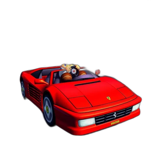 car, animal, robot, 3d render transparent PNG cut-out