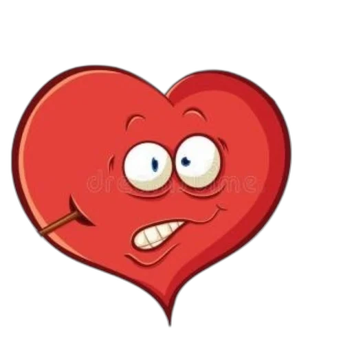cartoon, concept art, 3d render, heart transparent PNG cut-out