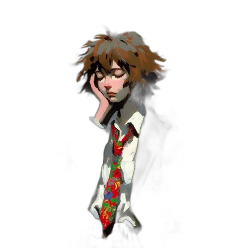 jacket, staff, face, dress transparent PNG cut-out
