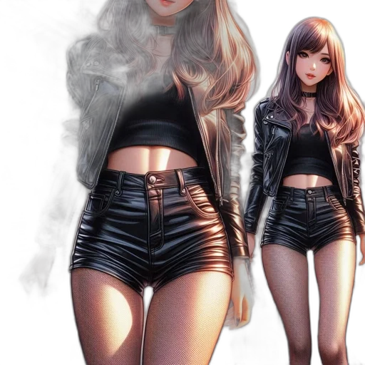 jacket, concept art, comic book art, photorealistic transparent PNG cut-out