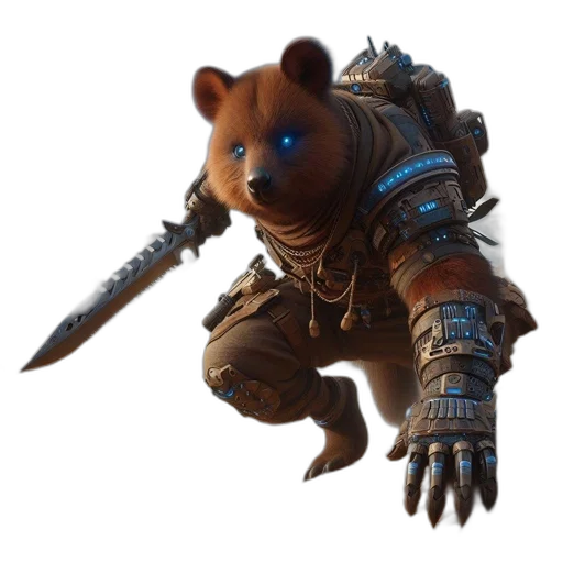 animal, staff, weapon, creature transparent PNG cut-out