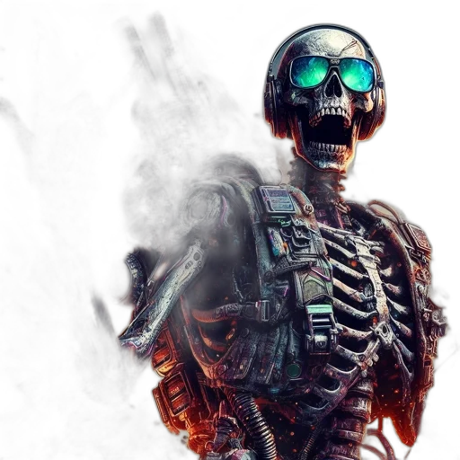 robot, mask, concept art, cyberpunk transparent PNG cut-out