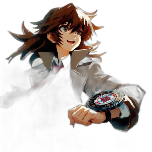 jacket, weapon, staff, robot transparent PNG cut-out