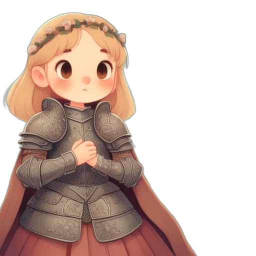 crown, dress, sword, staff transparent PNG cut-out