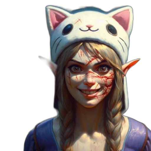 staff, face, mask, hat transparent PNG cut-out